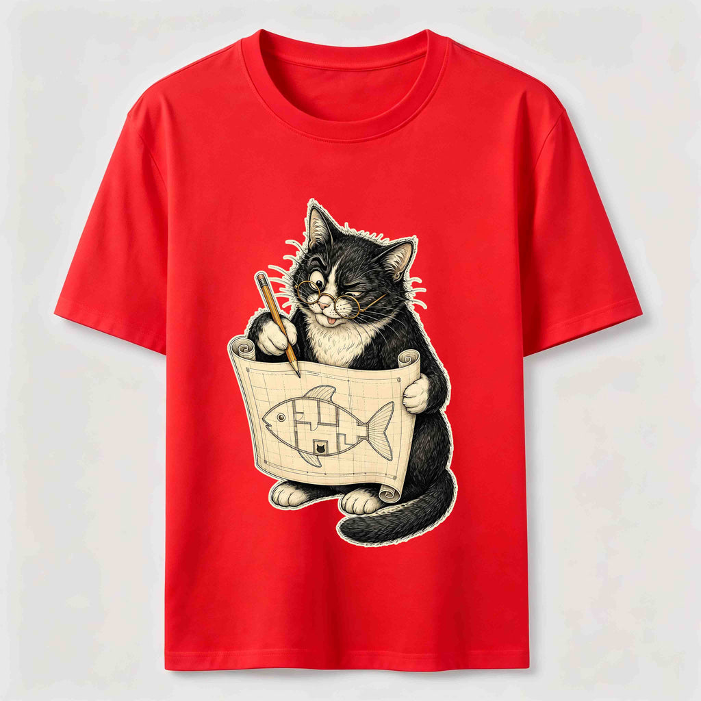 Purrfect Floor Plan Cat Classic T-Shirt