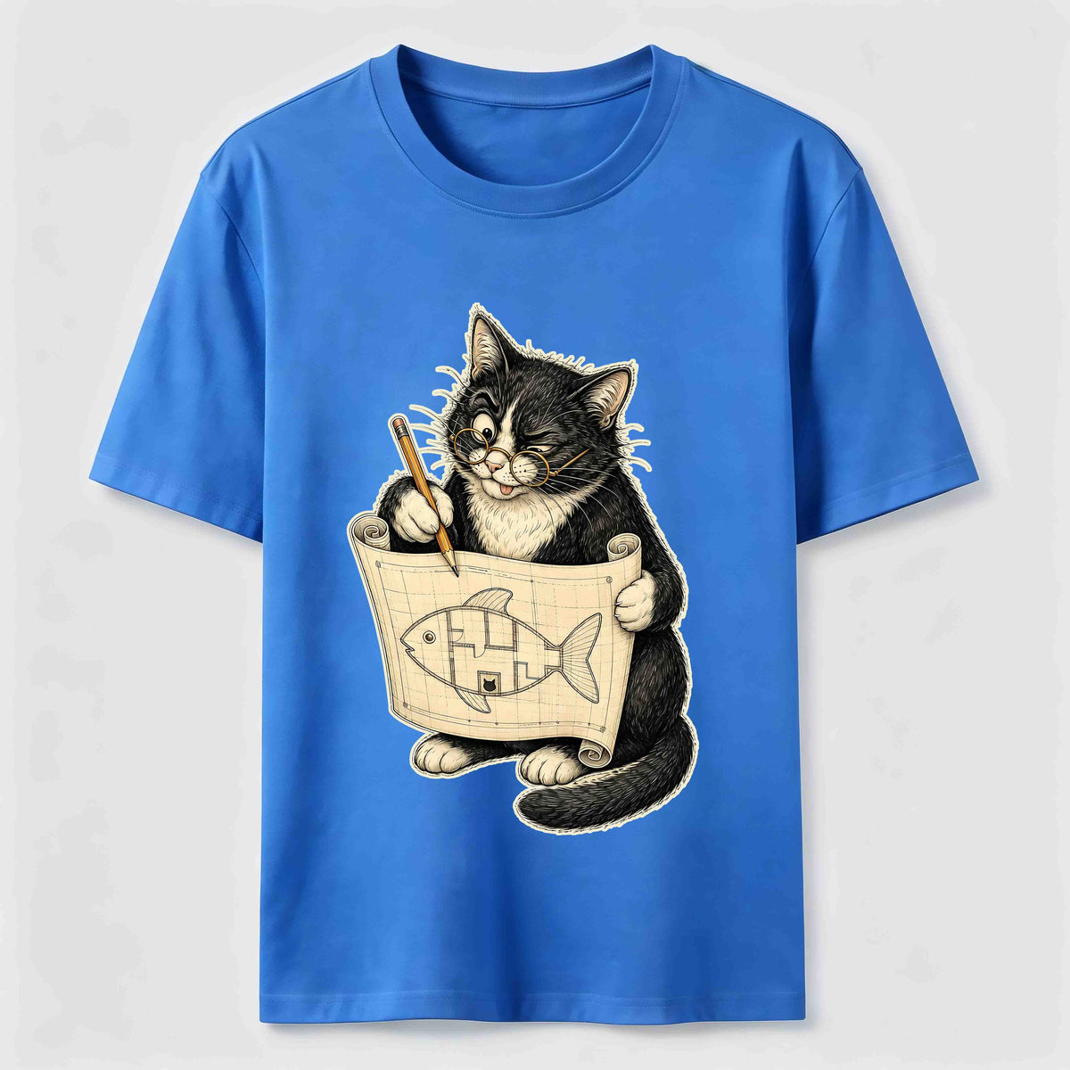 Purrfect Floor Plan Cat Classic T-Shirt
