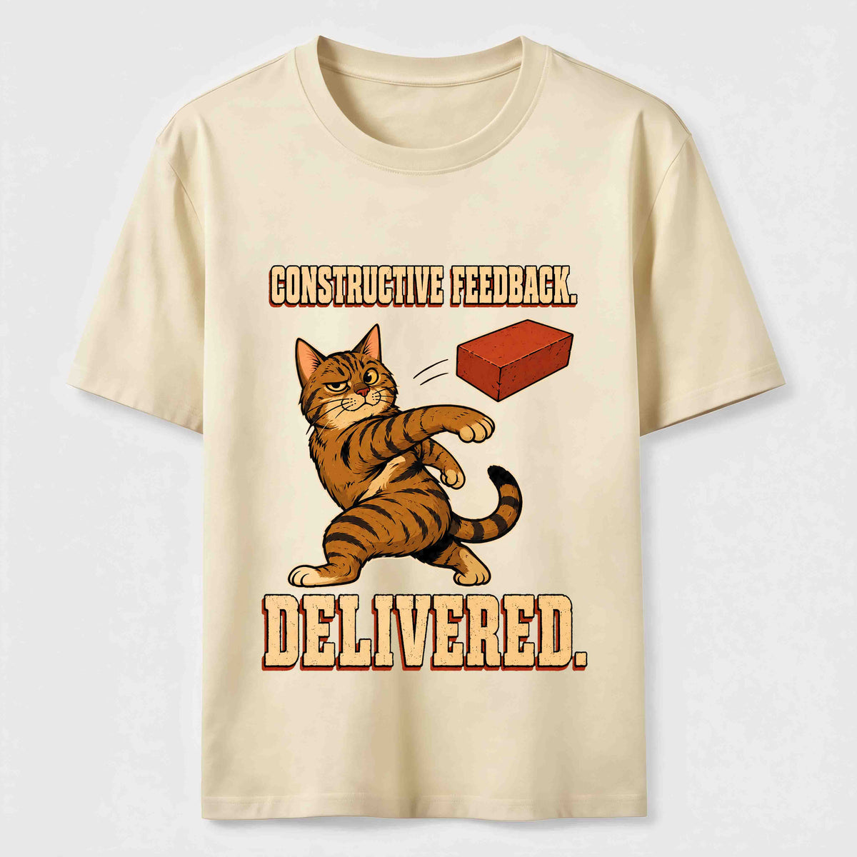 Constructive Feedback Cat Classic T-Shirt
