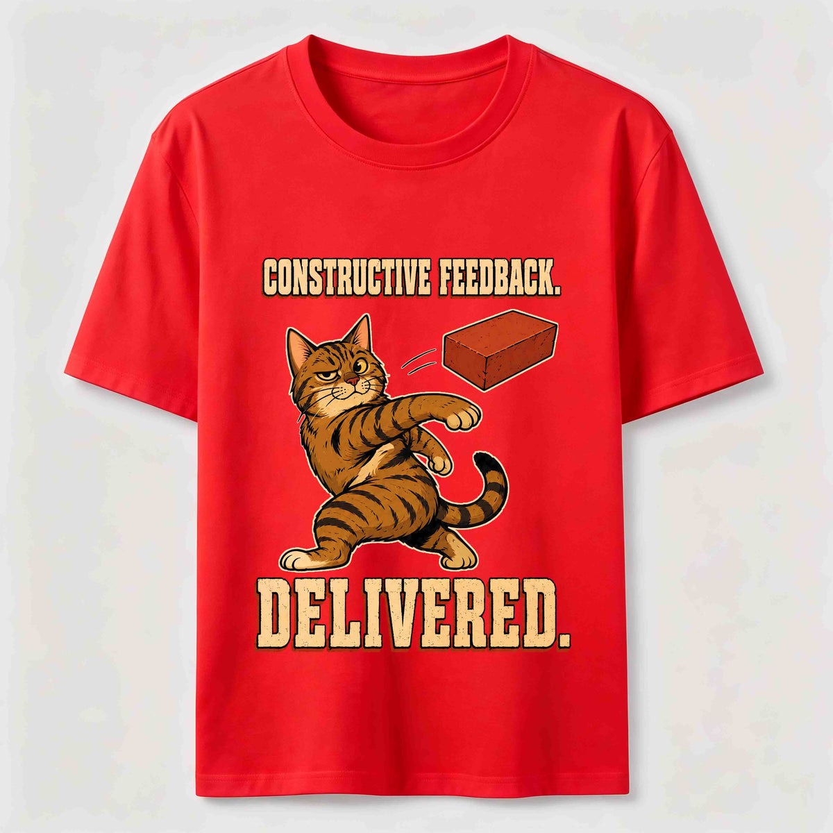 Constructive Feedback Cat Classic T-Shirt