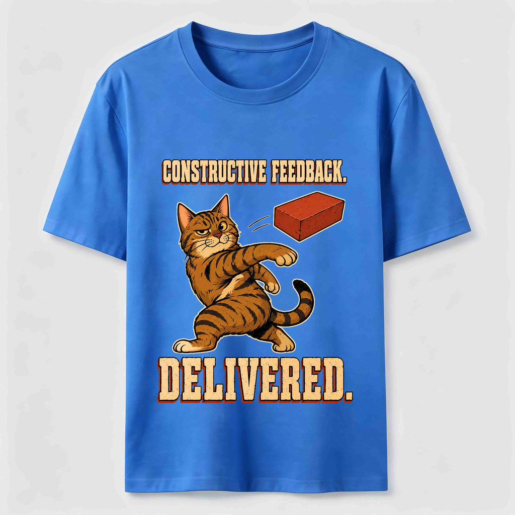 Constructive Feedback Cat Classic T-Shirt