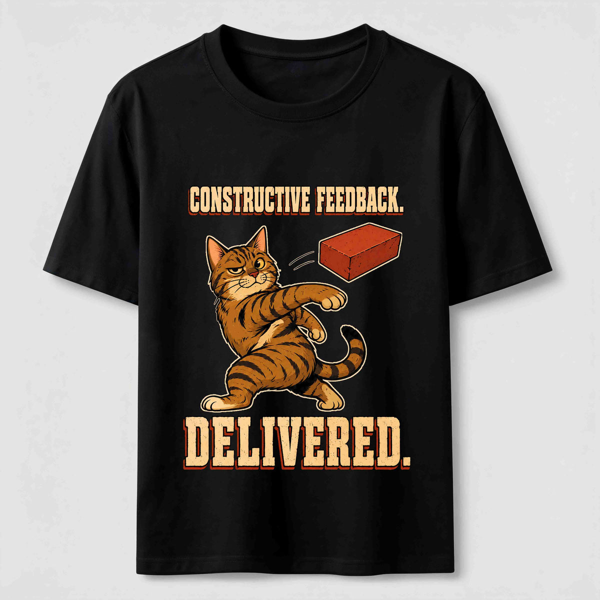 Constructive Feedback Cat Classic T-Shirt