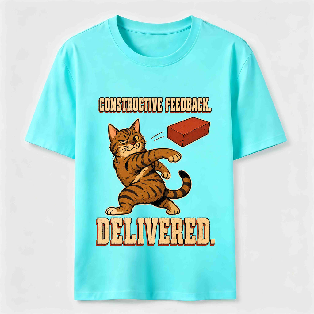 Constructive Feedback Cat Classic T-Shirt