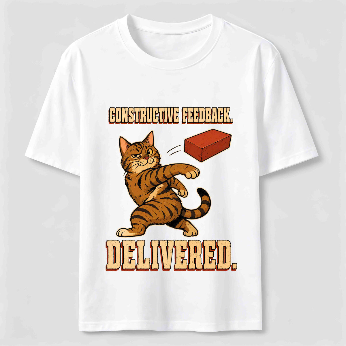 Constructive Feedback Cat Classic T-Shirt