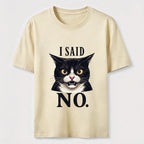 I Said No Angry Cat Classic T-Shirt