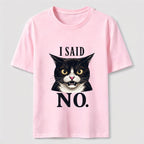 I Said No Angry Cat Classic T-Shirt