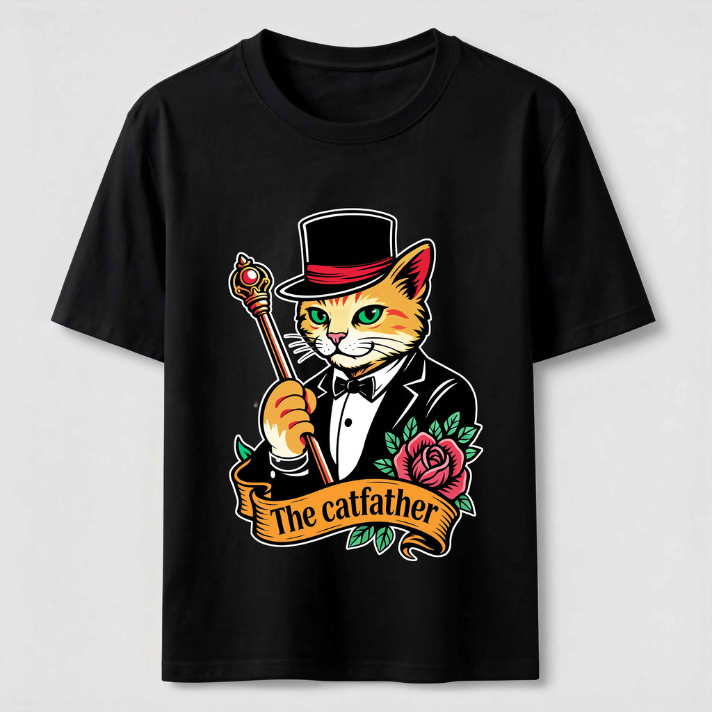 The Catfather Vintage Gentleman Cat Classic T-Shirt