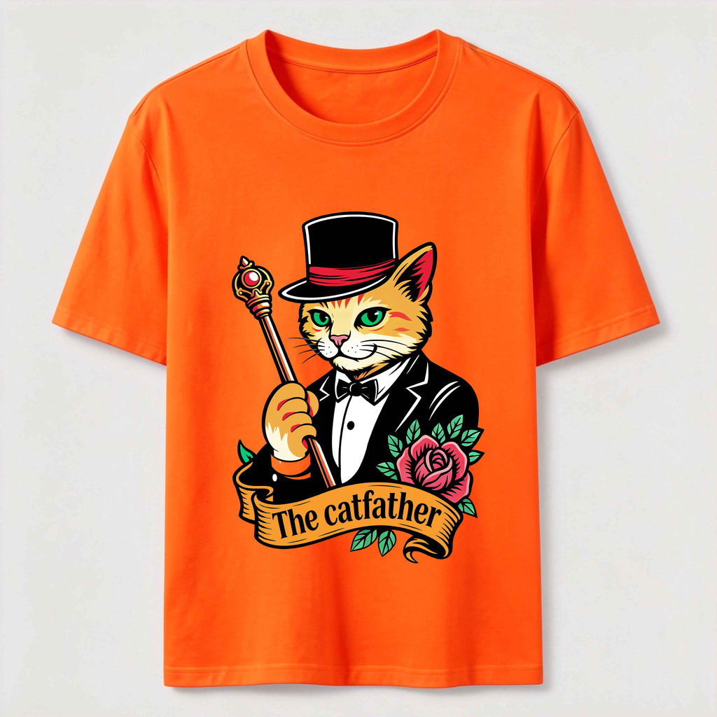 The Catfather Vintage Gentleman Cat Classic T-Shirt