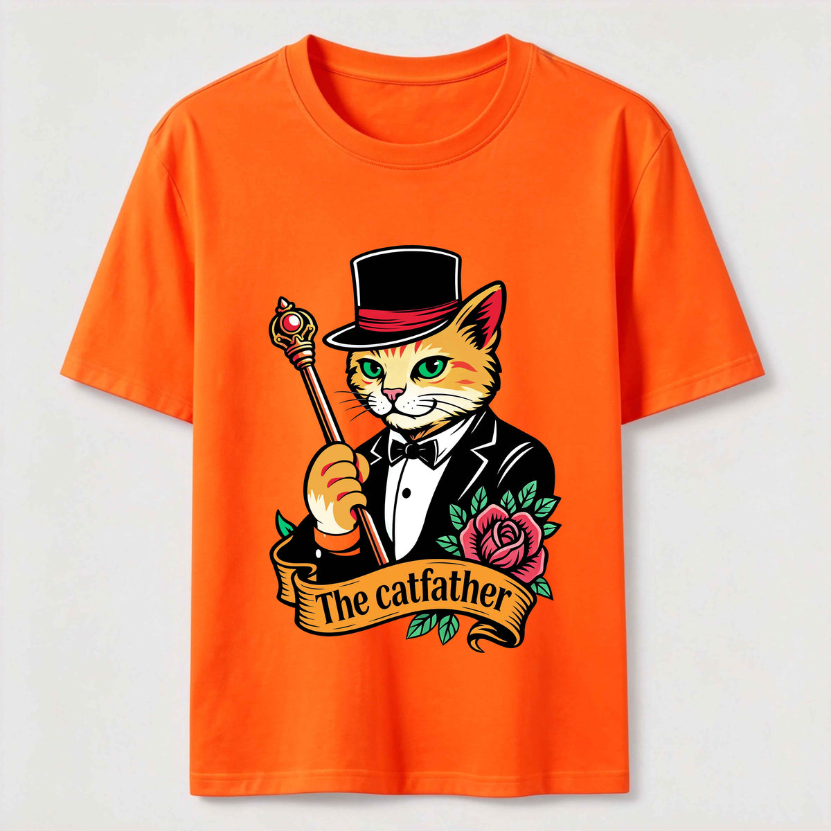 The Catfather Vintage Gentleman Cat Classic T-Shirt