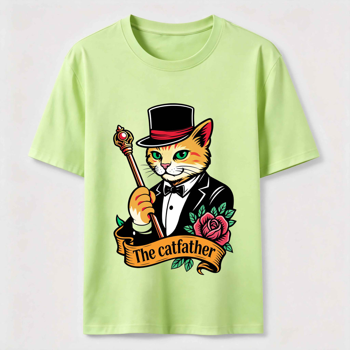 The Catfather Vintage Gentleman Cat Classic T-Shirt