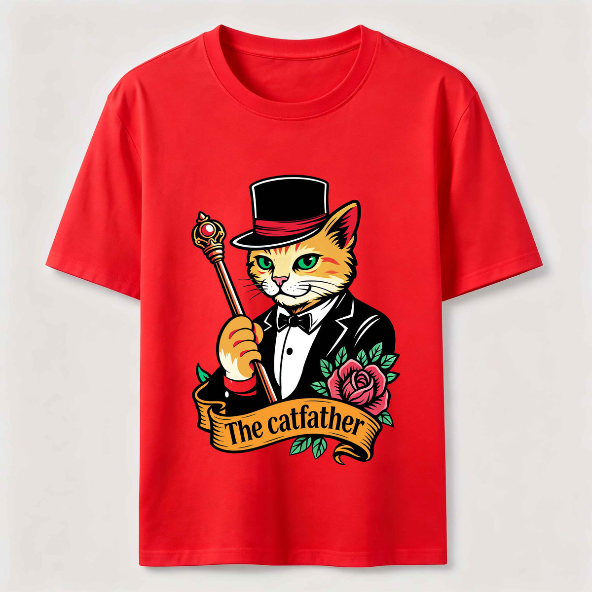 The Catfather Vintage Gentleman Cat Classic T-Shirt