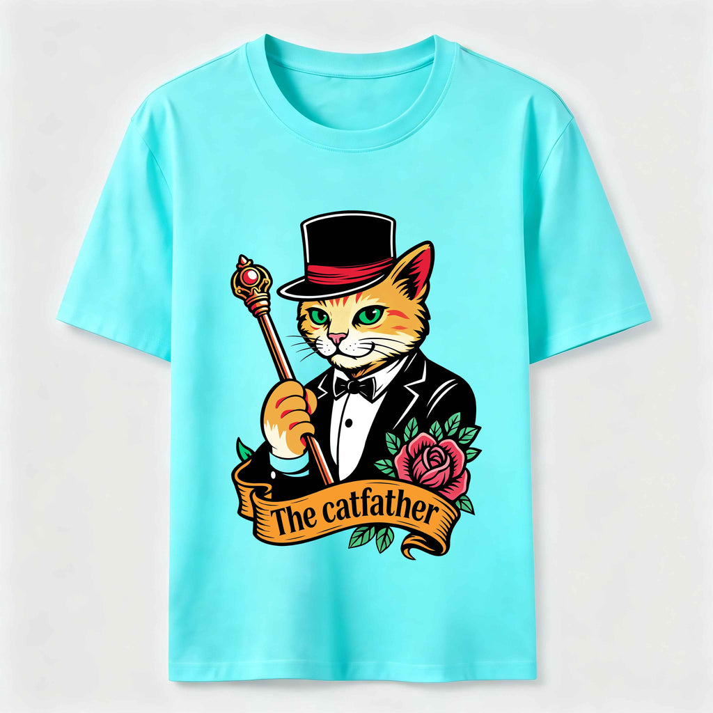 The Catfather Vintage Gentleman Cat Classic T-Shirt