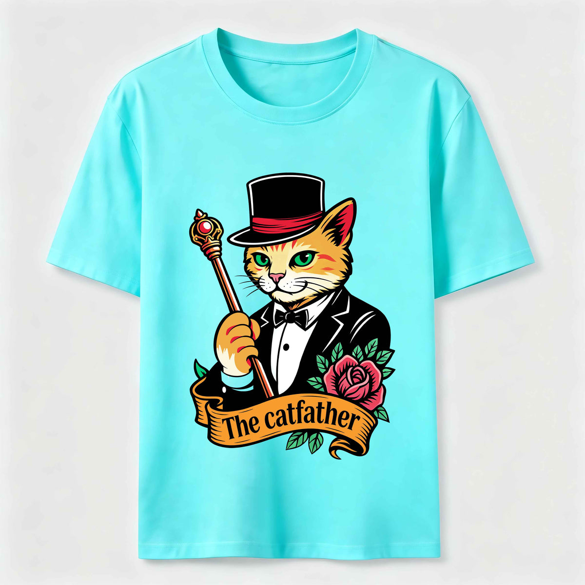 The Catfather Vintage Gentleman Cat Classic T-Shirt