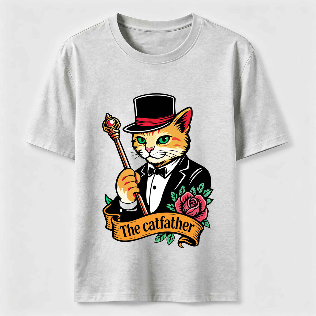 The Catfather Vintage Gentleman Cat Classic T-Shirt