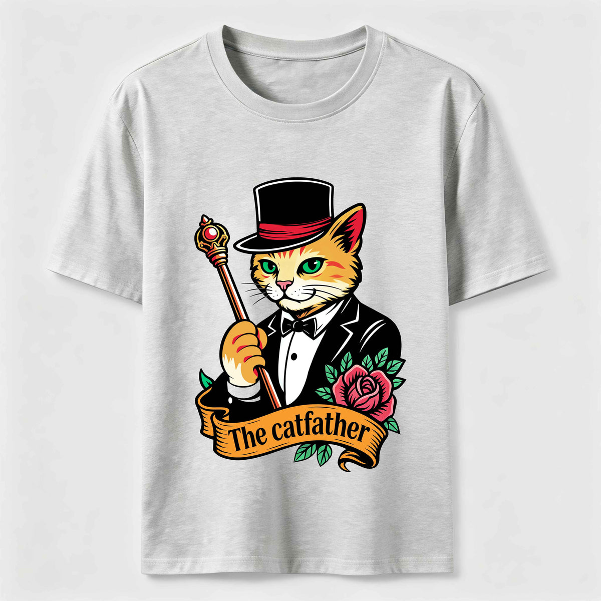 The Catfather Vintage Gentleman Cat Classic T-Shirt