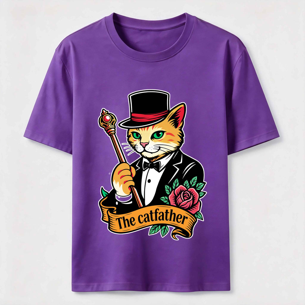 The Catfather Vintage Gentleman Cat Classic T-Shirt