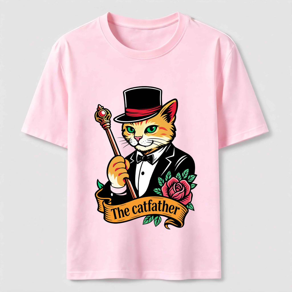 The Catfather Vintage Gentleman Cat Classic T-Shirt