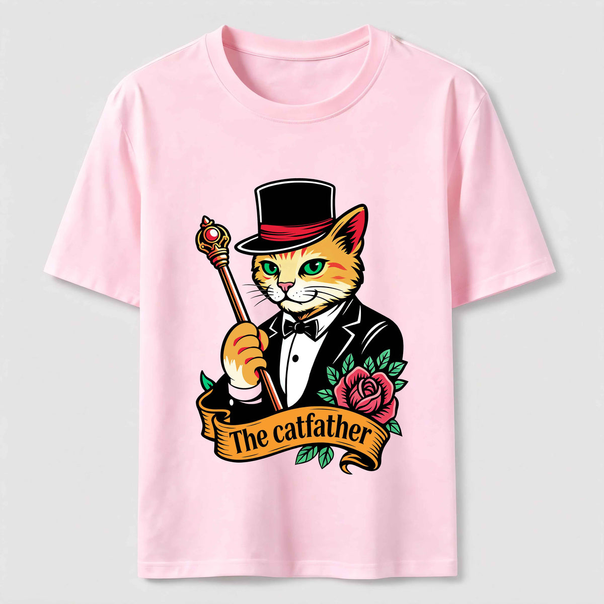 The Catfather Vintage Gentleman Cat Classic T-Shirt