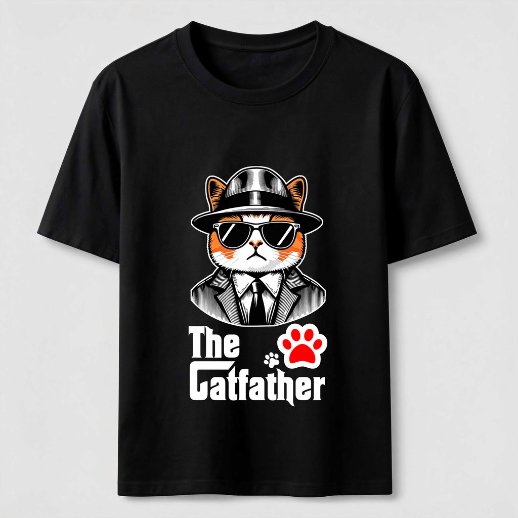 The Catfather Cool Gentleman Cat Classic T-Shirt