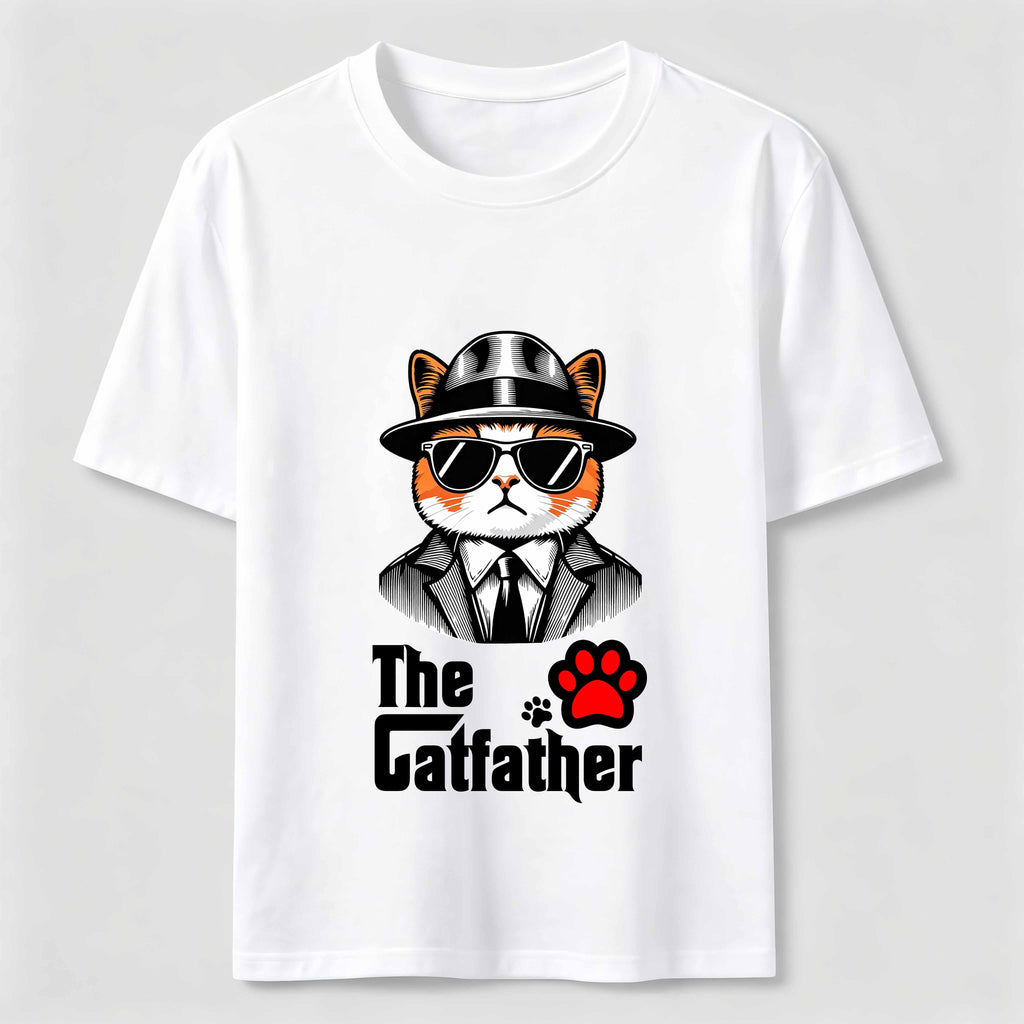 The Catfather Cool Gentleman Cat Classic T-Shirt