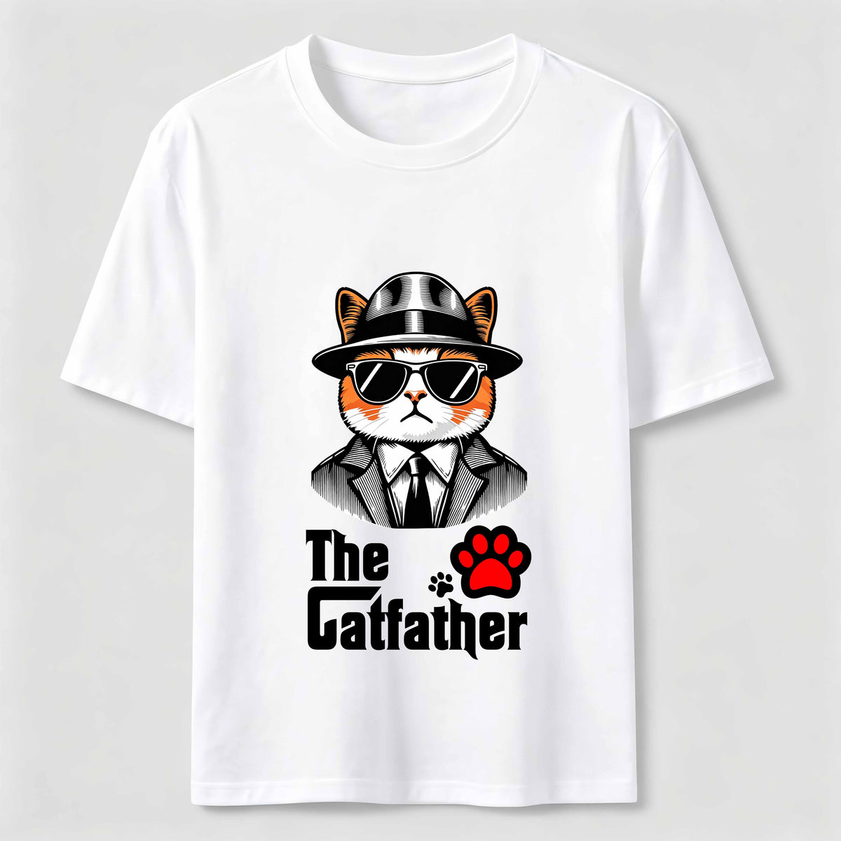 The Catfather Cool Gentleman Cat Classic T-Shirt