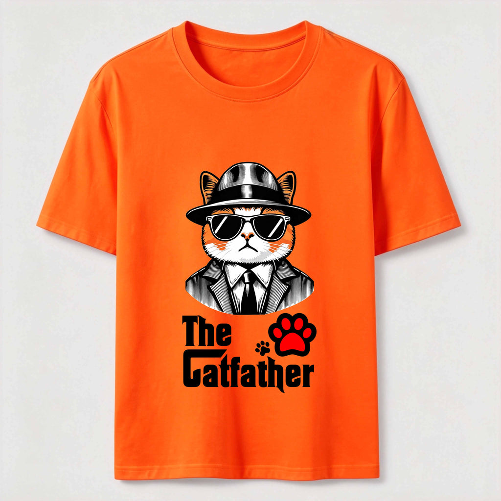 The Catfather Cool Gentleman Cat Classic T-Shirt