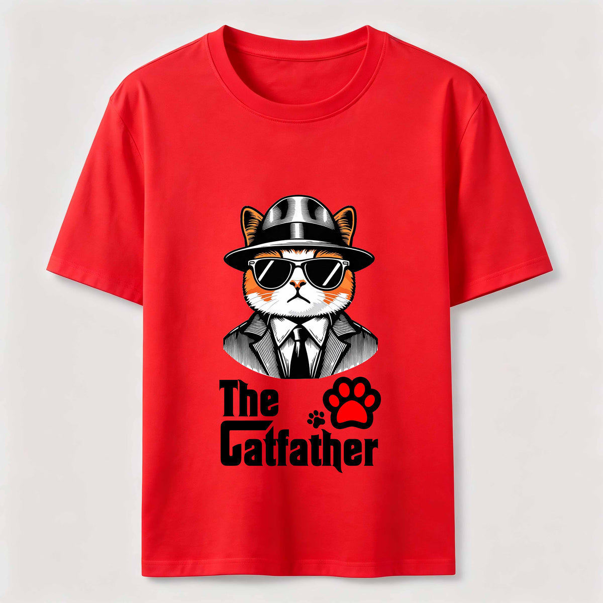 The Catfather Cool Gentleman Cat Classic T-Shirt