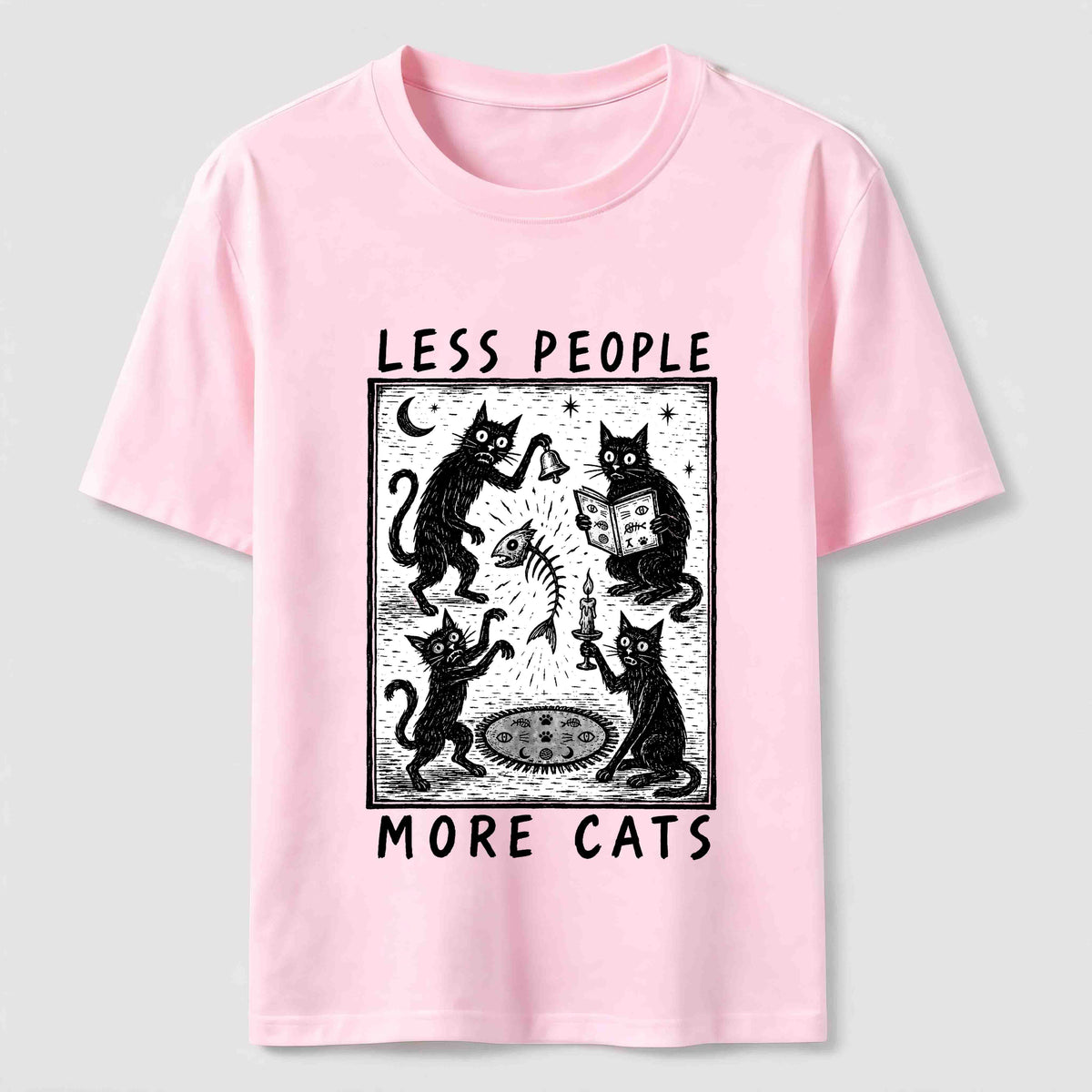 Midnight Cat Gathering Classic T-Shirt