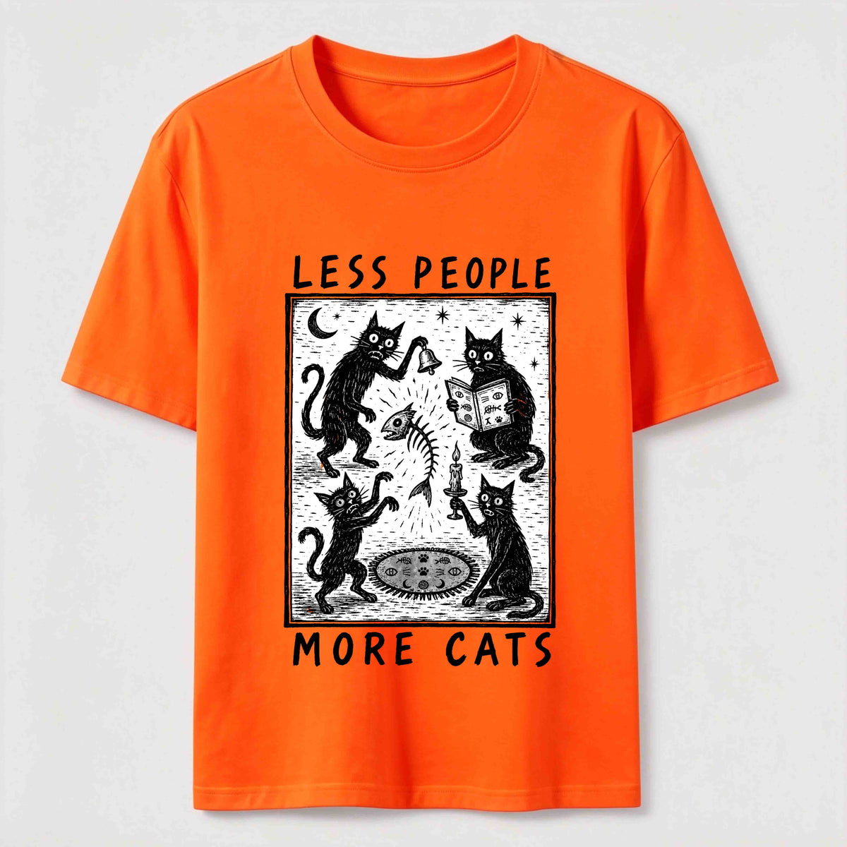 Midnight Cat Gathering Classic T-Shirt