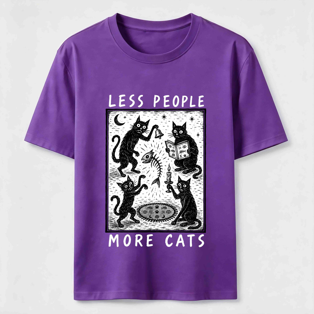 Midnight Cat Gathering Classic T-Shirt