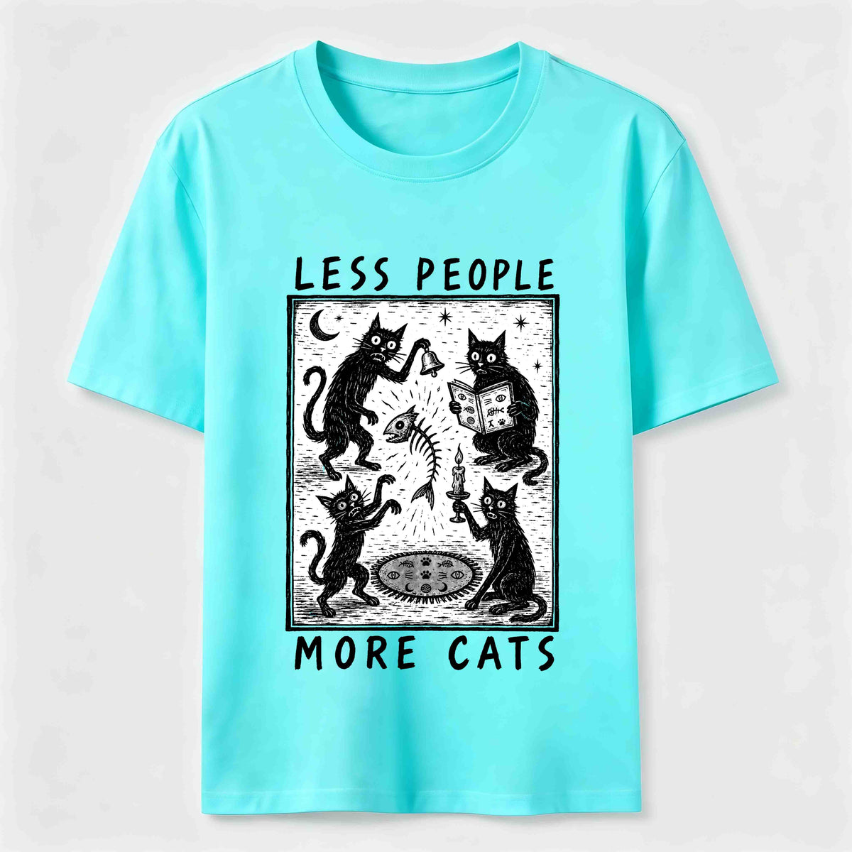 Midnight Cat Gathering Classic T-Shirt