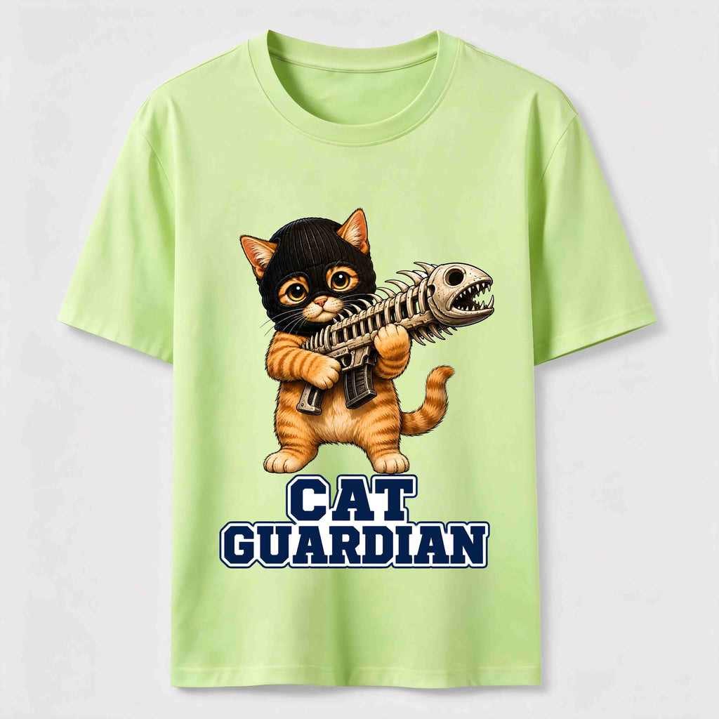 Fishbone Guardian Cat Classic T-Shirt
