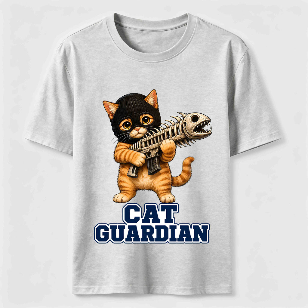 Fishbone Guardian Cat Classic T-Shirt