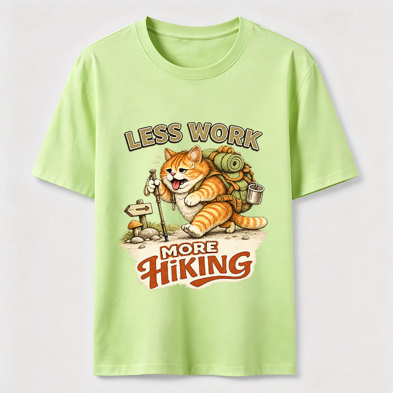 Tired Hiking Cat Classic T-Shirt