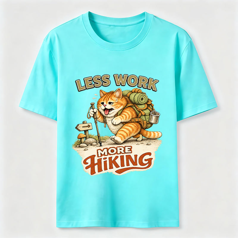 Tired Hiking Cat Classic T-Shirt