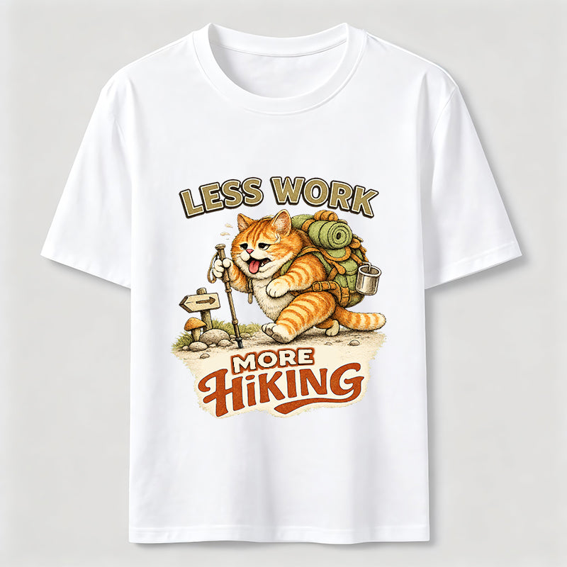 Tired Hiking Cat Classic T-Shirt