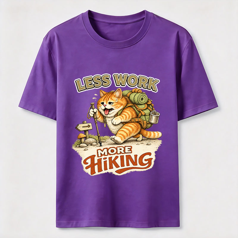 Tired Hiking Cat Classic T-Shirt