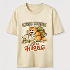 Tired Hiking Cat Classic T-Shirt