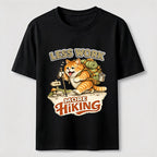 Tired Hiking Cat Classic T-Shirt