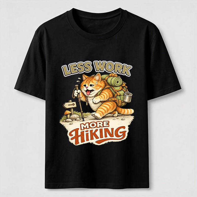 Tired Hiking Cat Classic T-Shirt