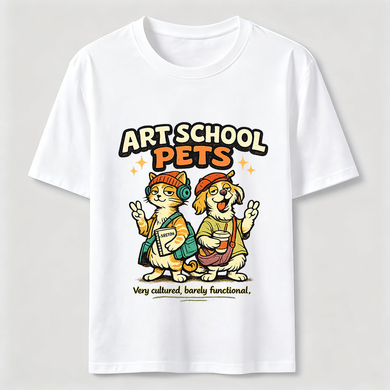 Art School Pet Duo Classic T-Shirt