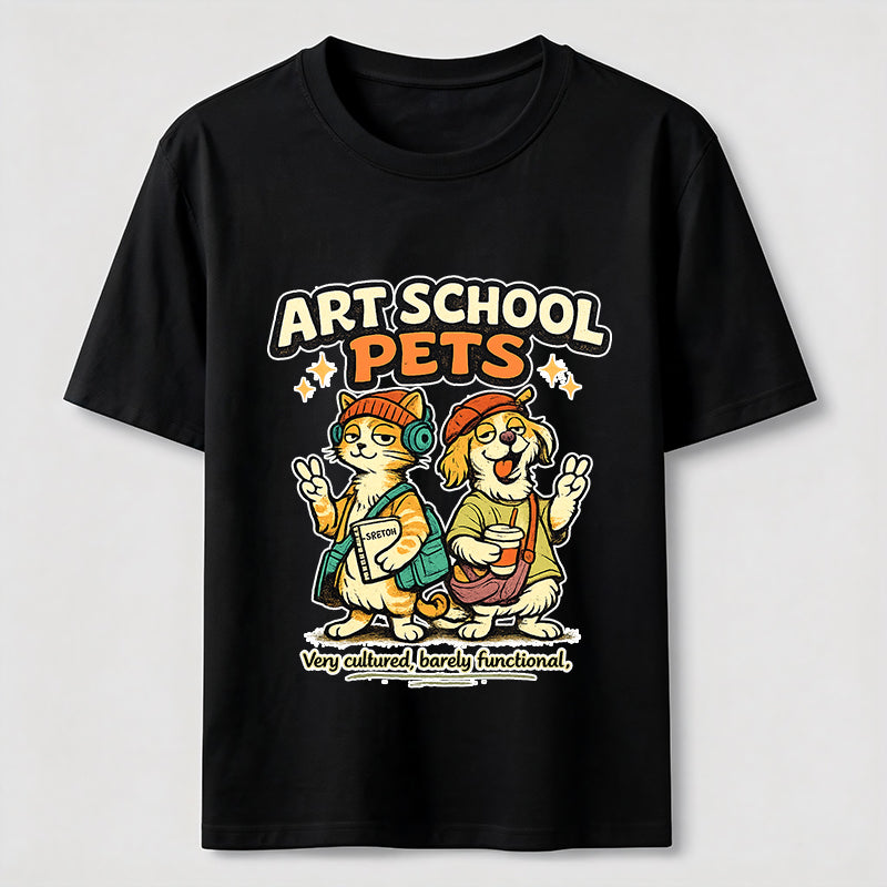 Art School Pet Duo Classic T-Shirt