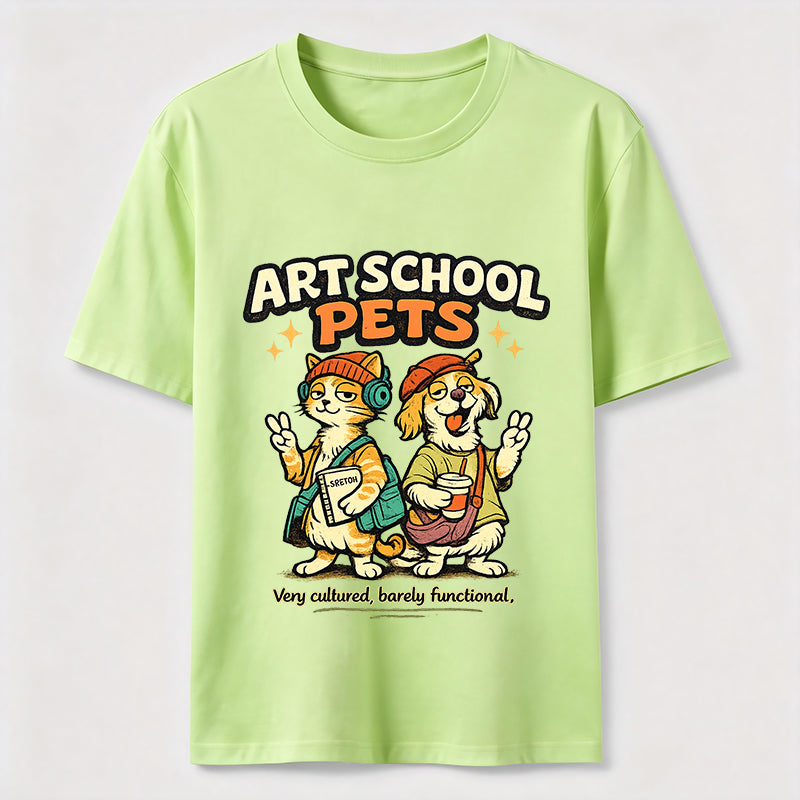 Art School Pet Duo Classic T-Shirt