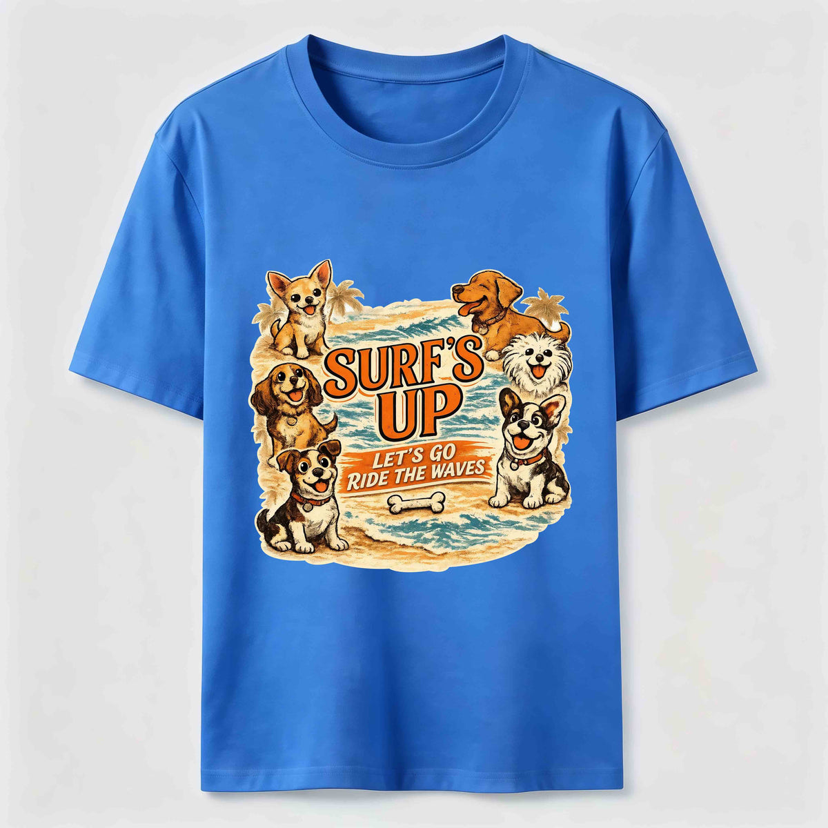 Surf’s Up Dog Crew Classic T-Shirt