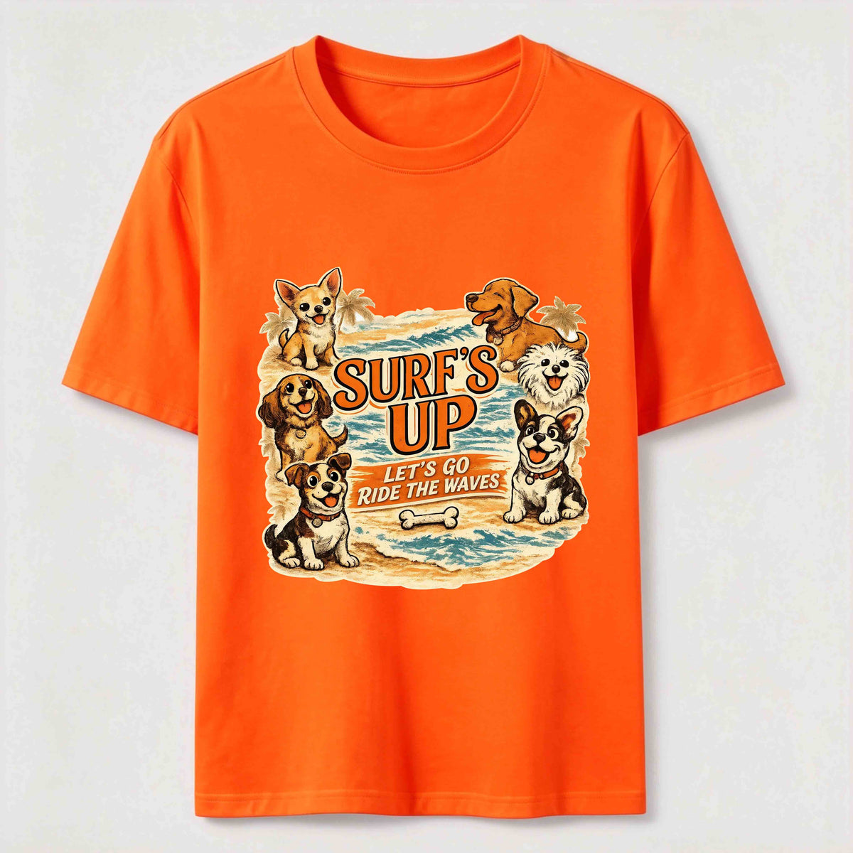 Surf’s Up Dog Crew Classic T-Shirt