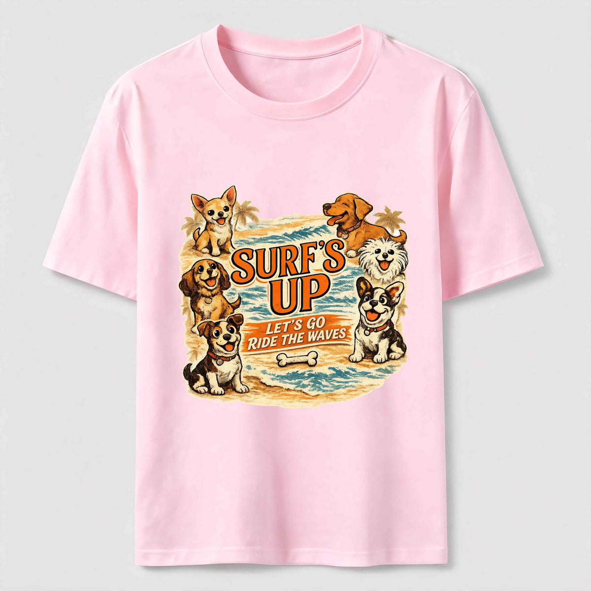 Surf’s Up Dog Crew Classic T-Shirt