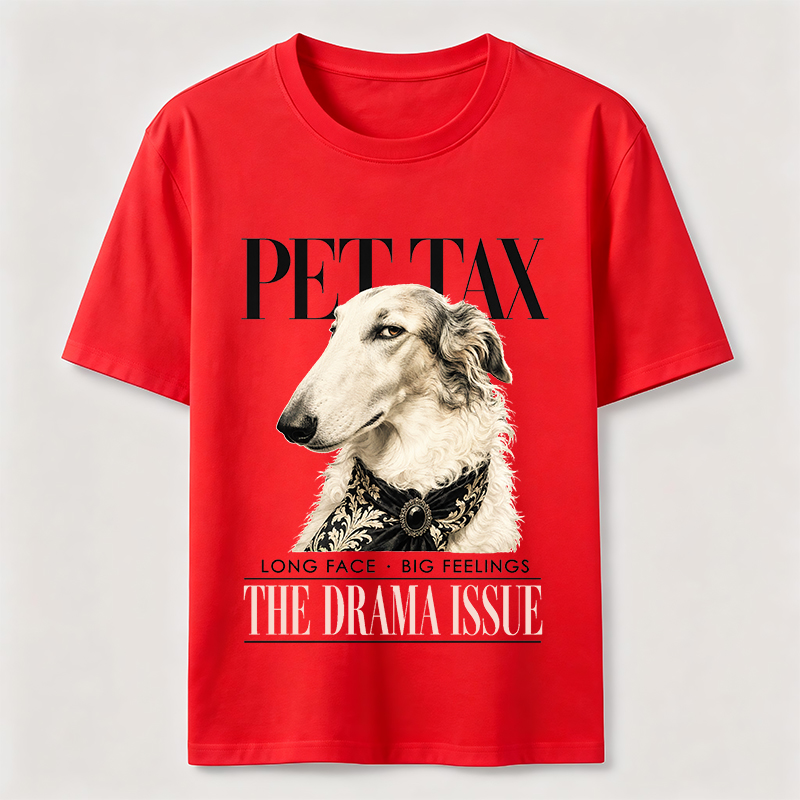 Long Face Big Feelings Borzoi Classic T-Shirt