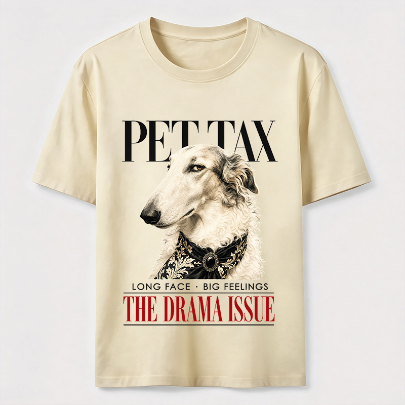 Long Face Big Feelings Borzoi Classic T-Shirt