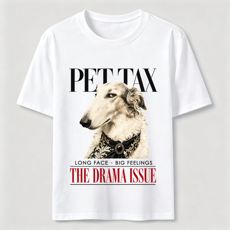 Long Face Big Feelings Borzoi Classic T-Shirt