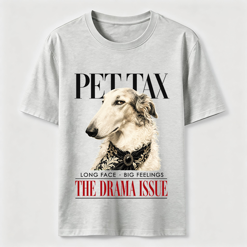 Long Face Big Feelings Borzoi Classic T-Shirt